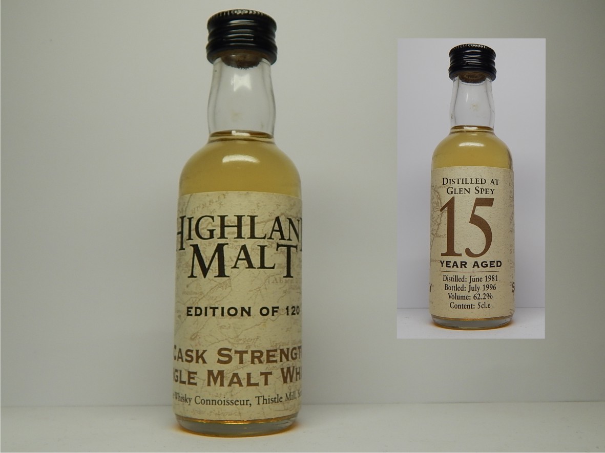 Highland Malt CSSMW 15yo 1981-1996 "Whisky Connoisseur" 5cl.e 62,2%